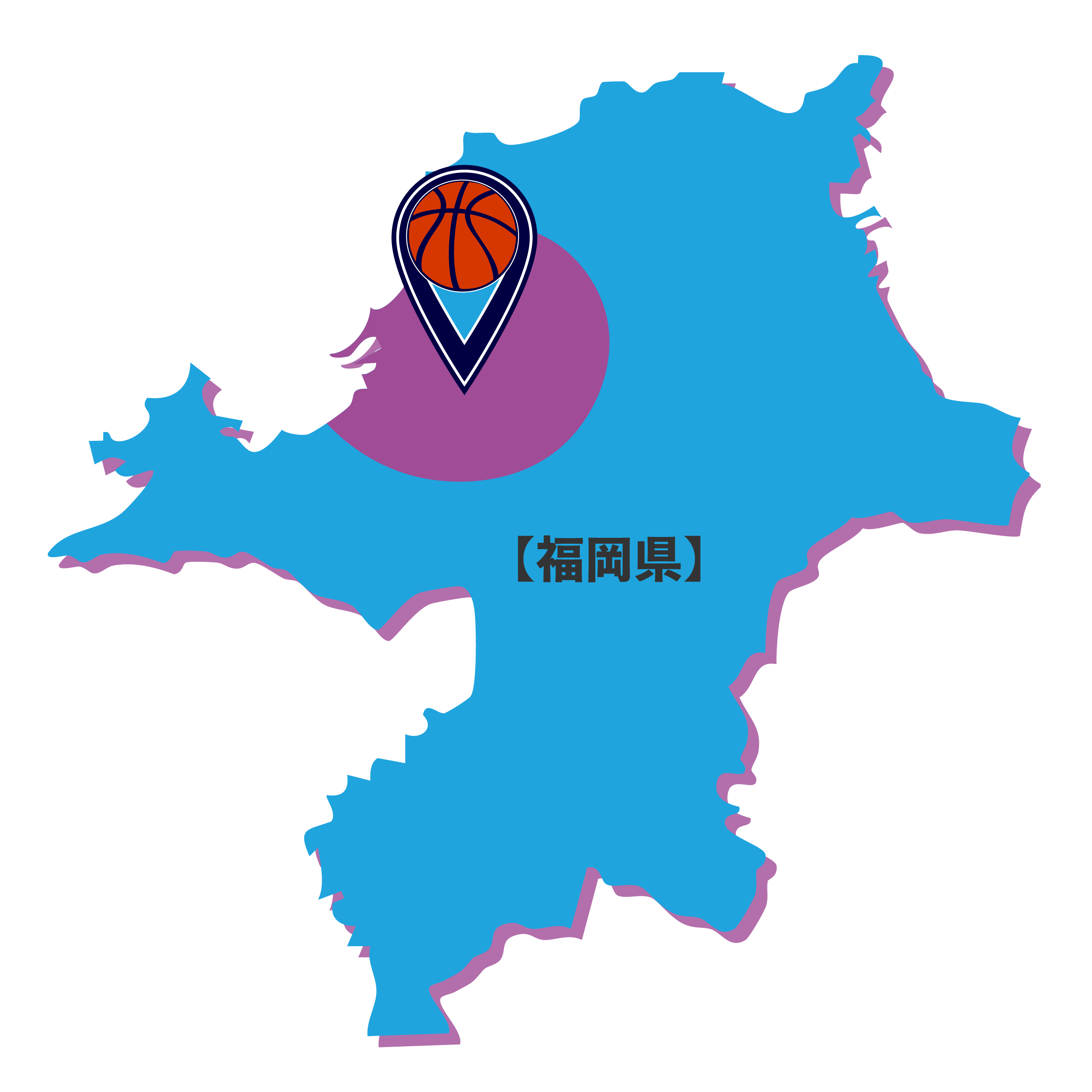 福岡県活動エリアマップ